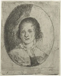 Portrait of Christina Chalon by Her Brother Jan Chalon